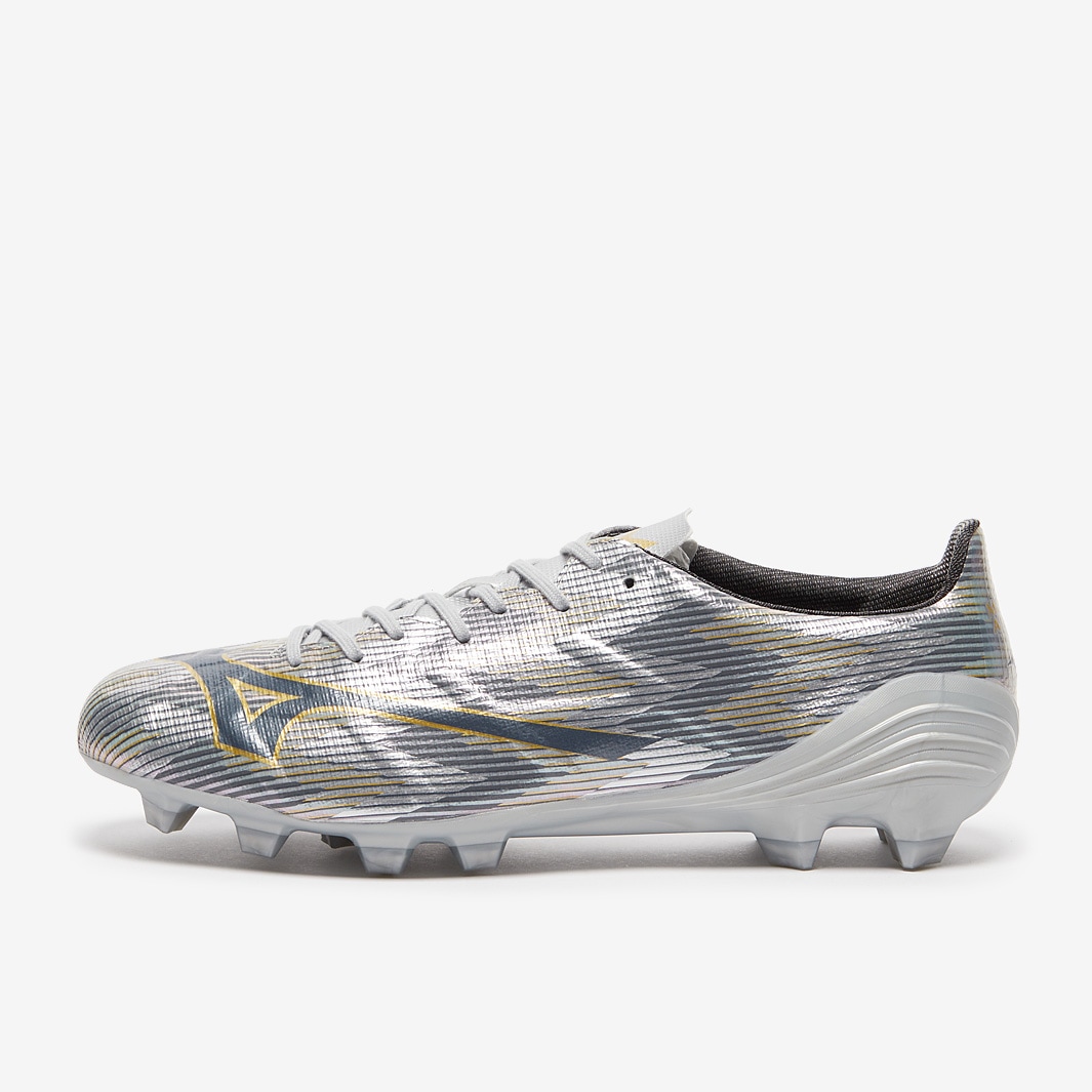 Mizuno Alpha II Pro Firm Ground - Galaxy Silver/Gold/Gold