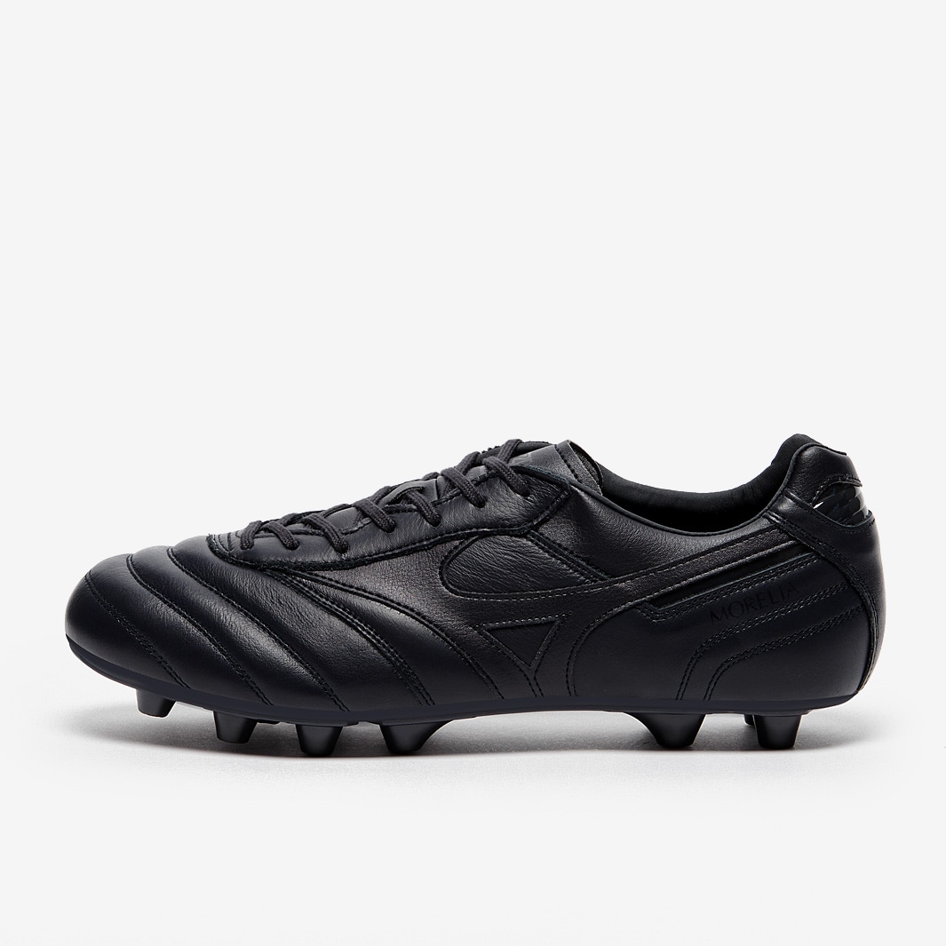 Mizuno Morelia Elite II Made in Japan Firm Ground - Obsidian