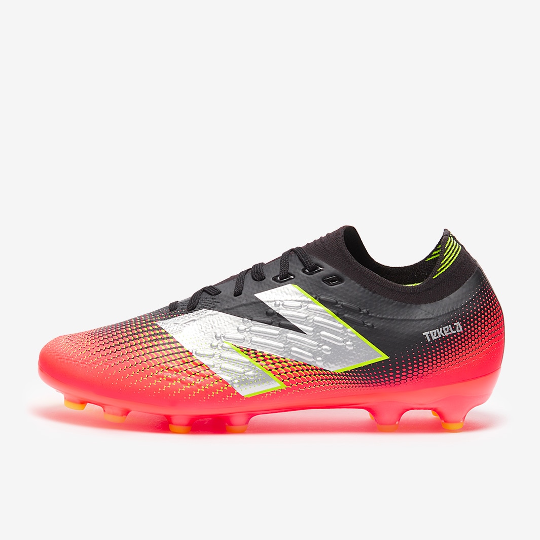 New Balance Tekela V4+ Pro AG Low - Noir/Rouge Energie/Jaune Hi