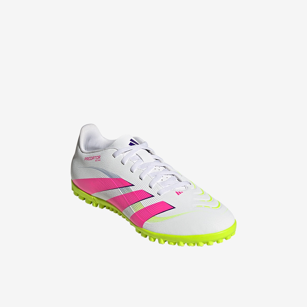 adidas Predator Club Turf - Ftwr White/Lucid Pink/Lucid