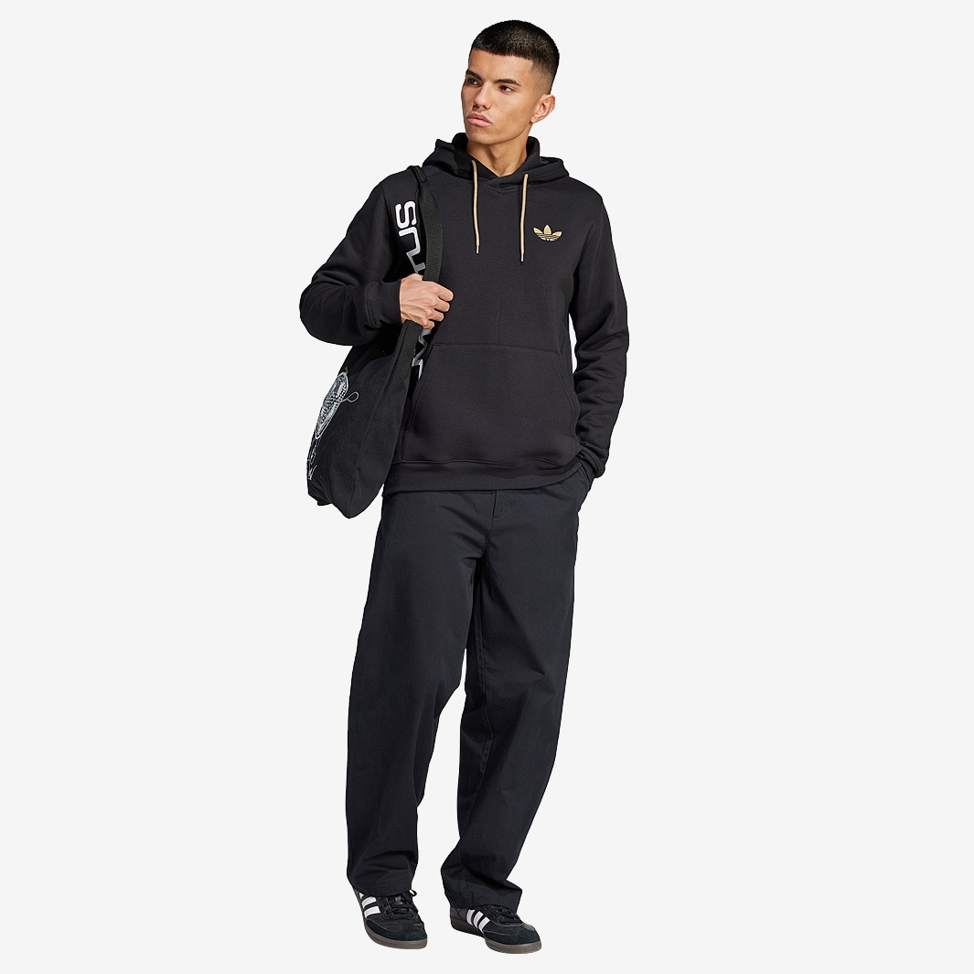 adidas Juventus 24/25 Graphic Hoodie - Black/Dark Football Gold