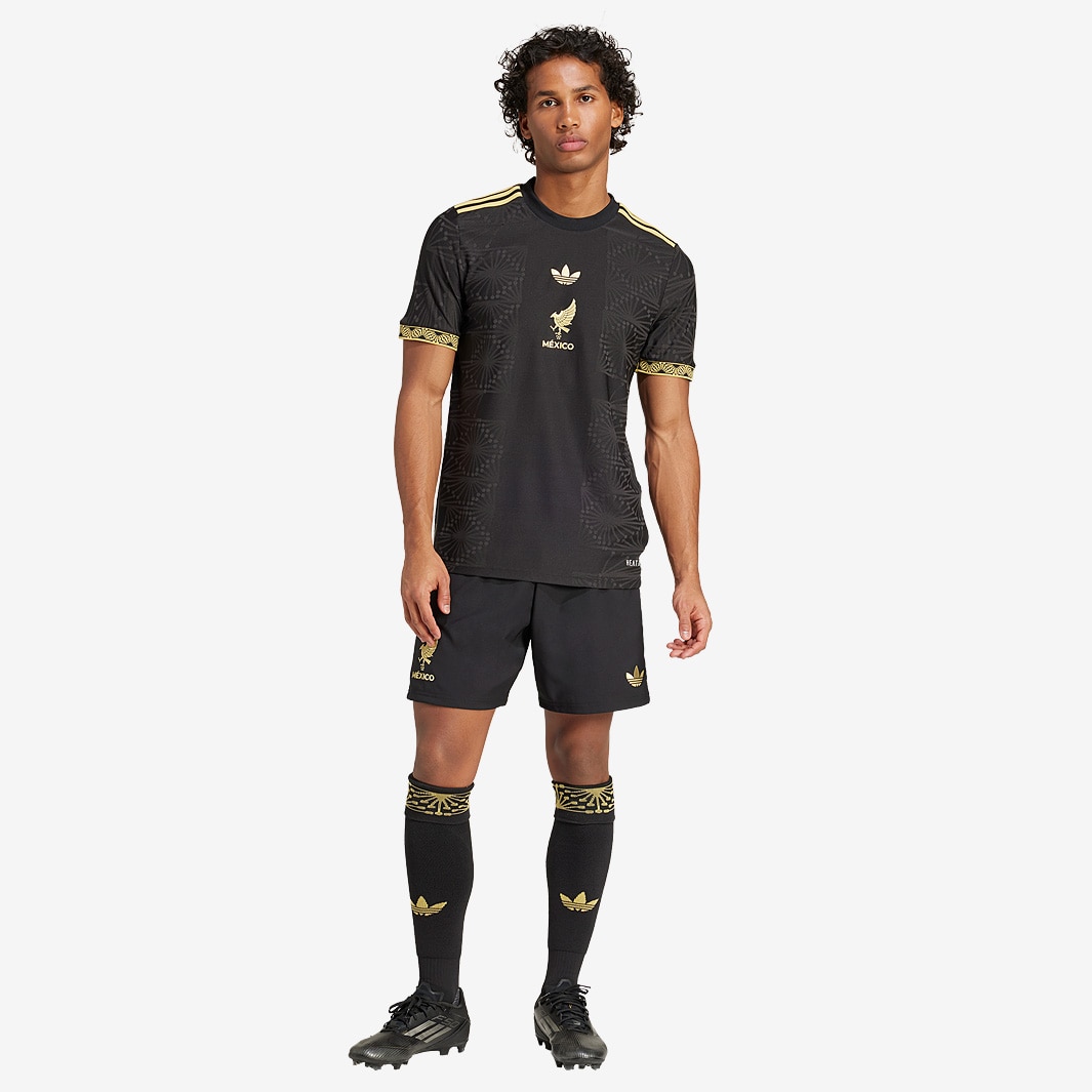 adidas Originals Mexico 2025 Gold Edition Shorts - Black - Mens