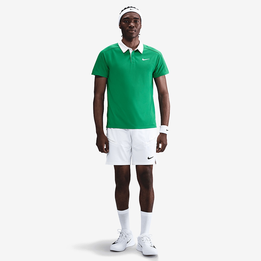 Nike Court Dri-FIT Advantage Slam Polo - Stadium Green/White