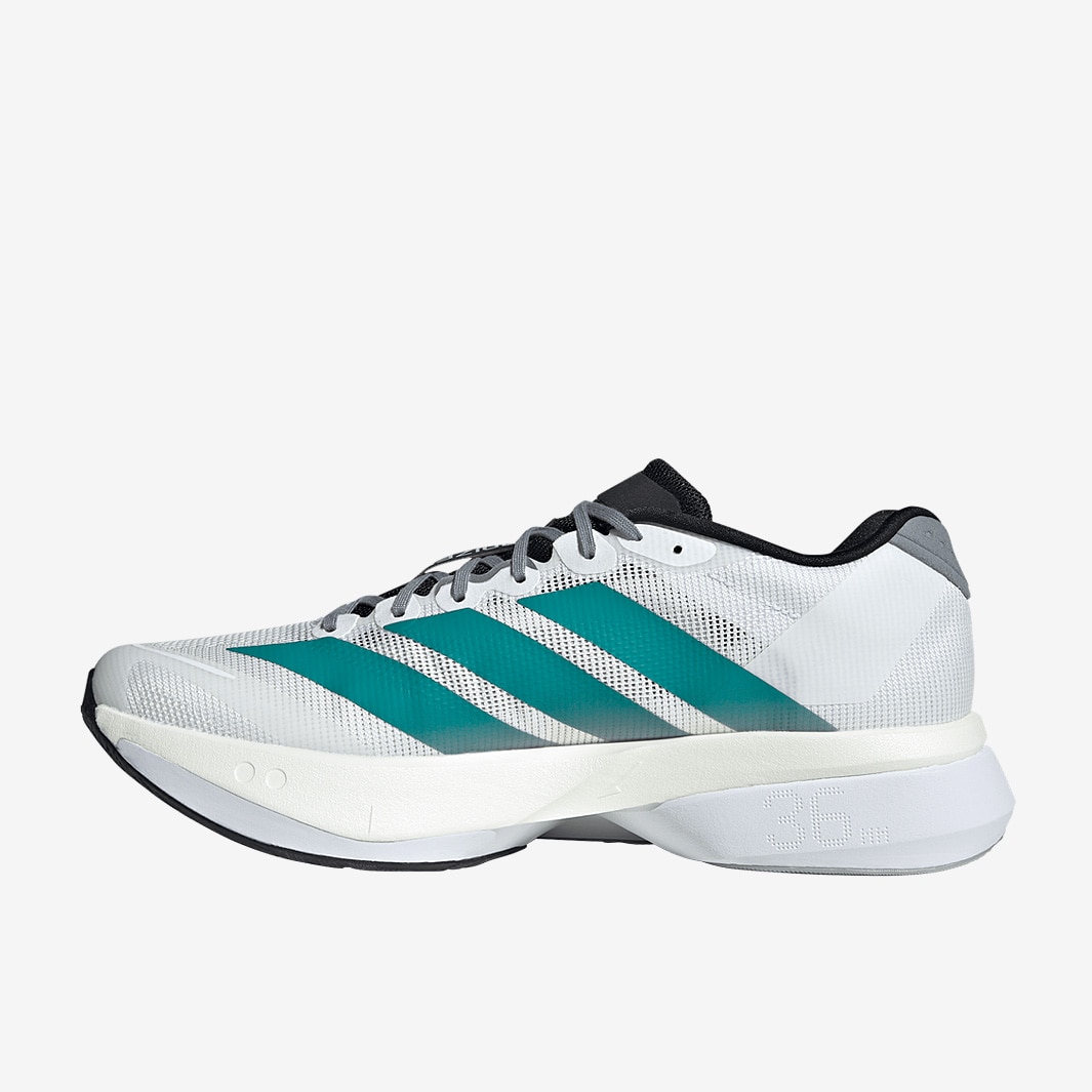 ★人気★ Adidas ADIZERO BOSTON 13 Pure Teal adidas Womens adizero Boston 13 - FTWR White/Pure Teal/Grey