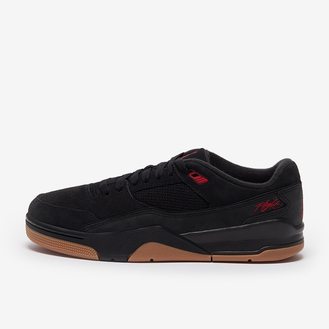 Jordan Flight Court Black/Varsity Red/Gum Medium Brown Mens