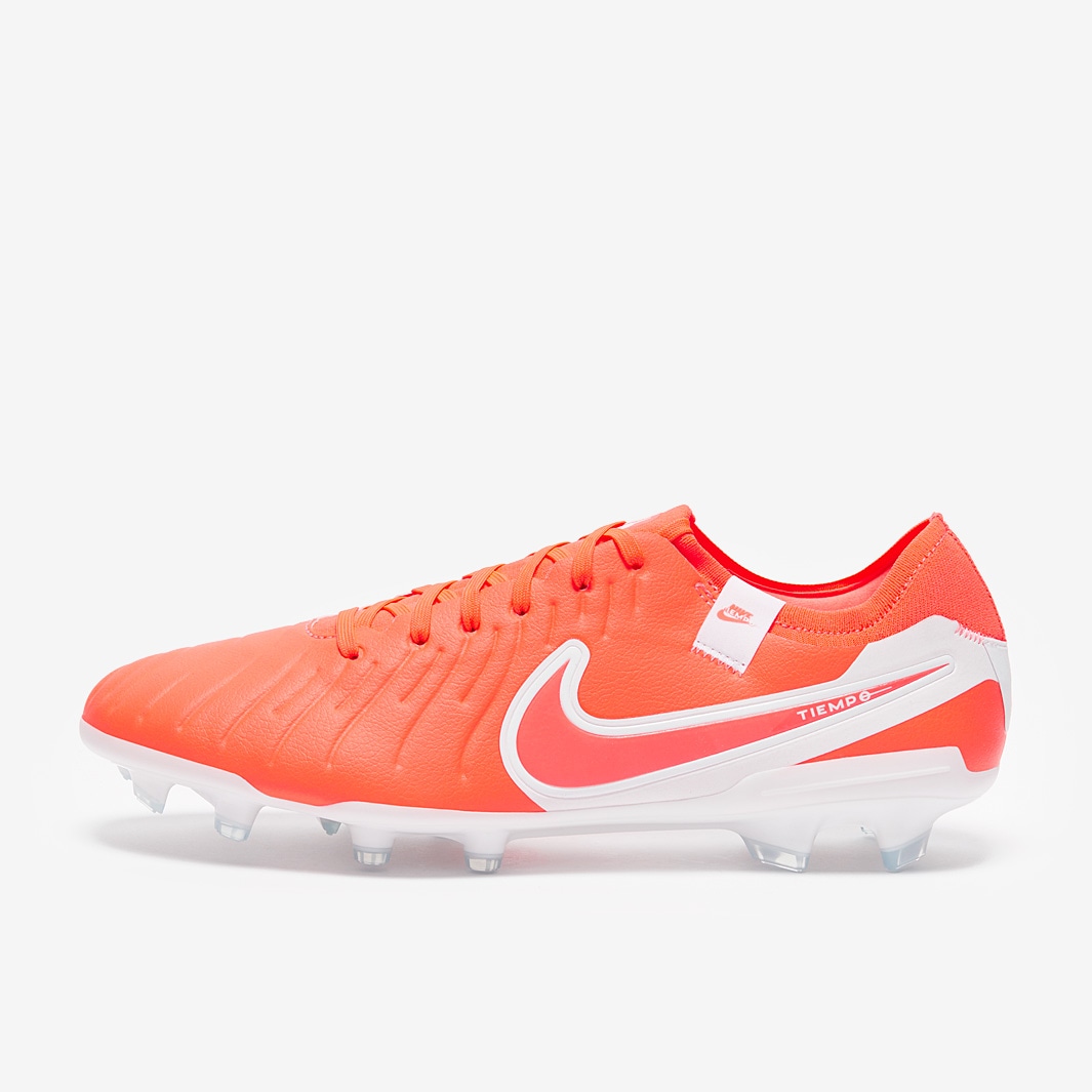 Nike Tiempo Legend X Pro Firm Ground - Hot Lava/White - Adult Cleats |
