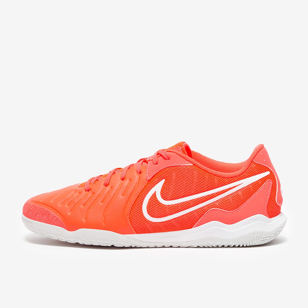 Nike Tiempo Legend X Academy Indoor - Hot Lava/White - Adult Cleats |