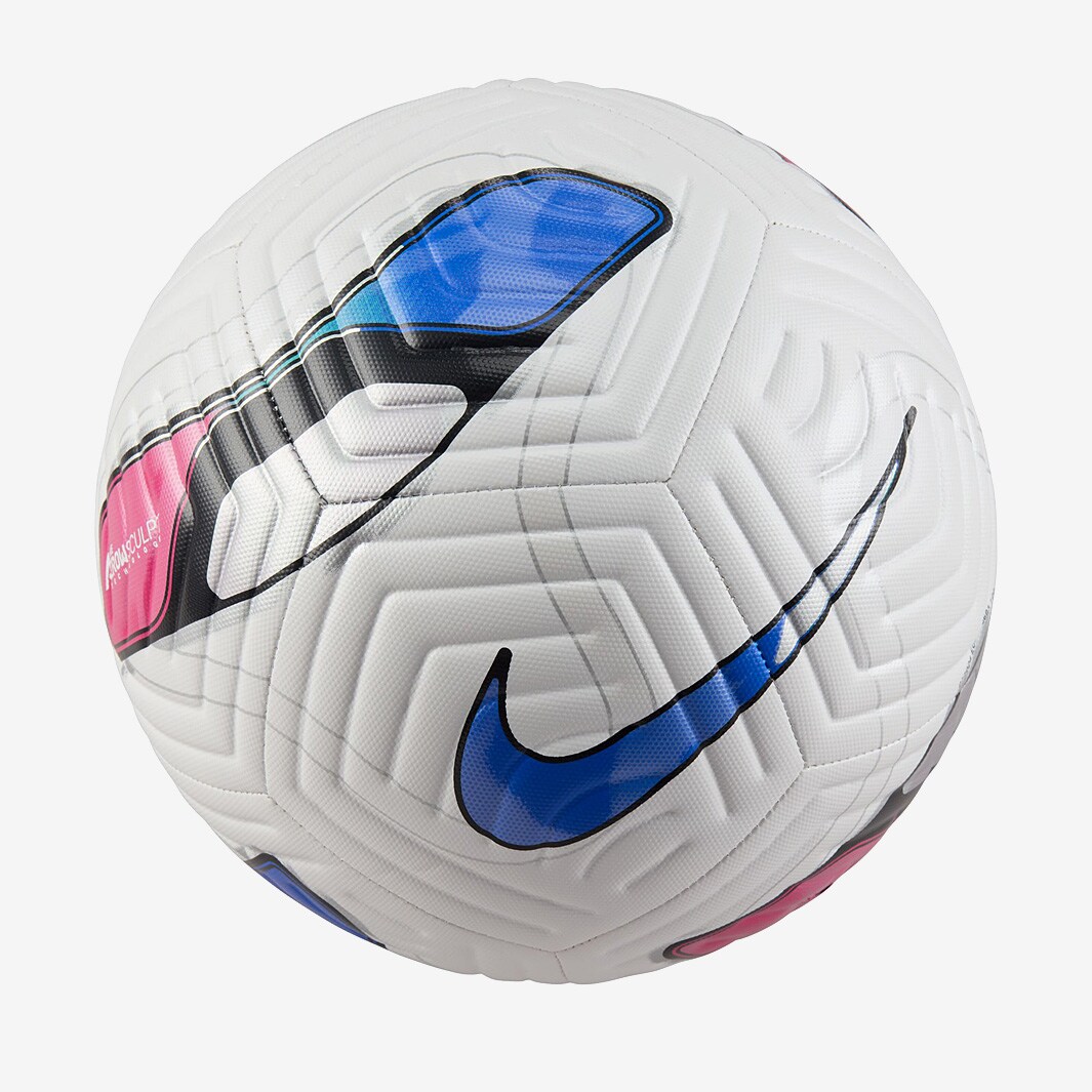 Nike NWSL 2025 Academy Soccer Ball White/Blue/Magenta/Magenta