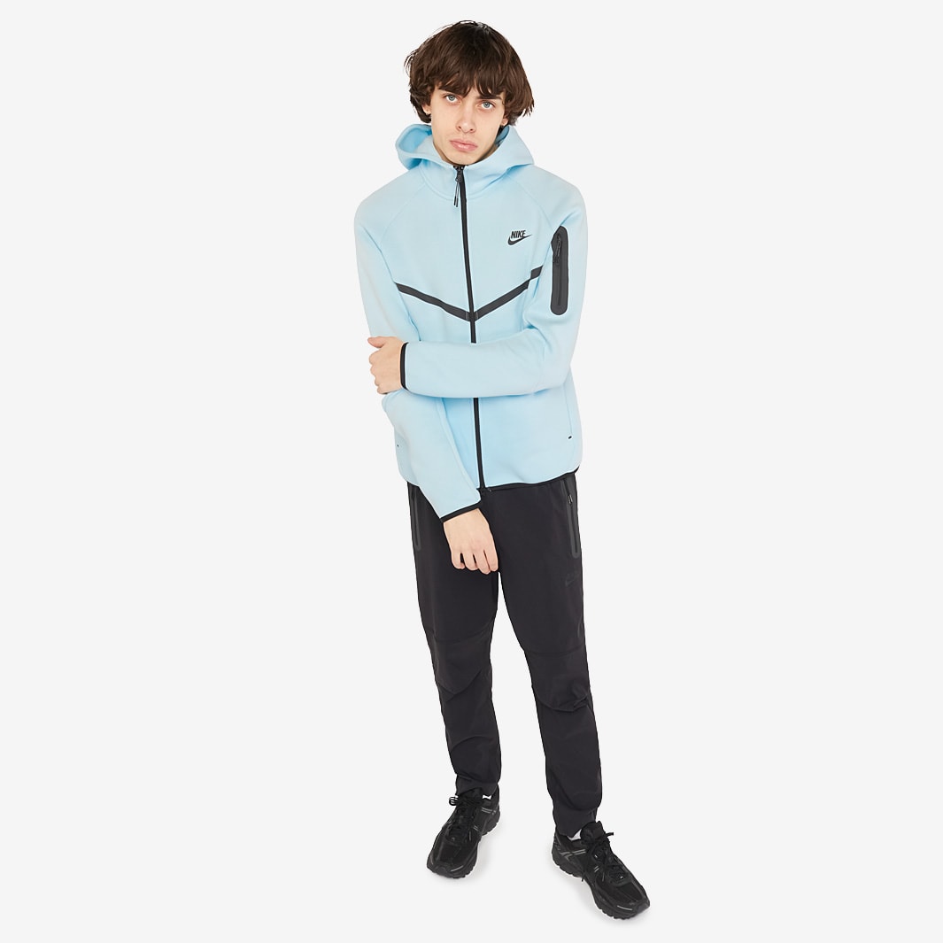 ウォーキング・ランニングウェア NIKE tech fleece light blue Nike Tech Fleece reflective full zip hoodie in light blue | ASOS