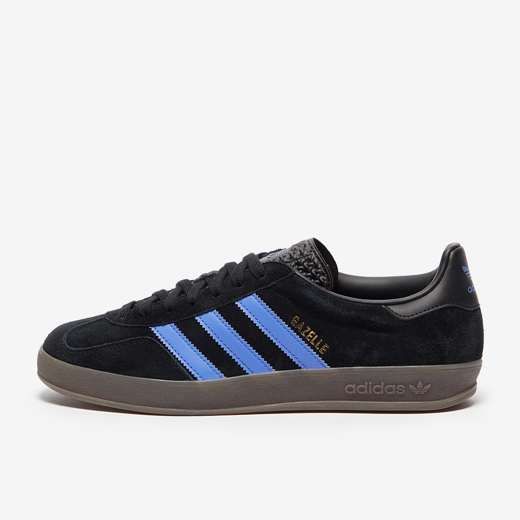 adidas Originals Gazelle Indoor - Core Black/Blue/Gum adidas Originals Gazelle Indoor - Core Black/Blue/Gum