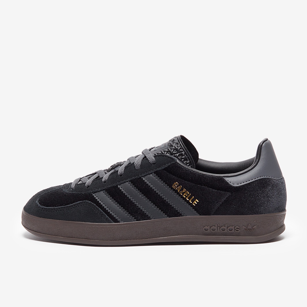 adidas Originals Womens Gazelle Indoor Core Black/Carbon/Grey