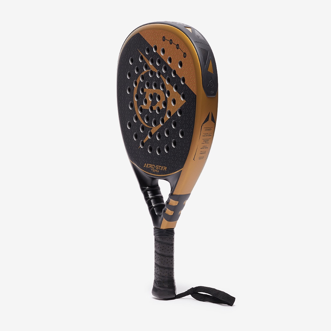 Dunlop Aero-Star Team Padel Racket - Black/Gold - Adult
