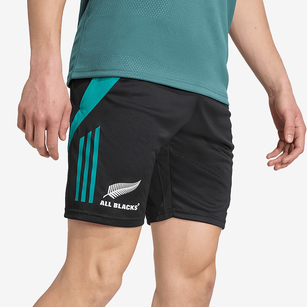 adidas New Zealand All Blacks 25/26 Gym Short - All Black/Pure