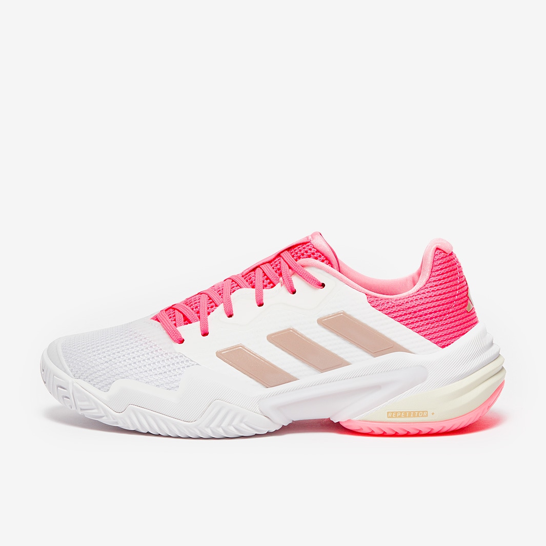 adidas Womens Barricade 13 Tennis Shoes Ftwr White/Ash Pearl