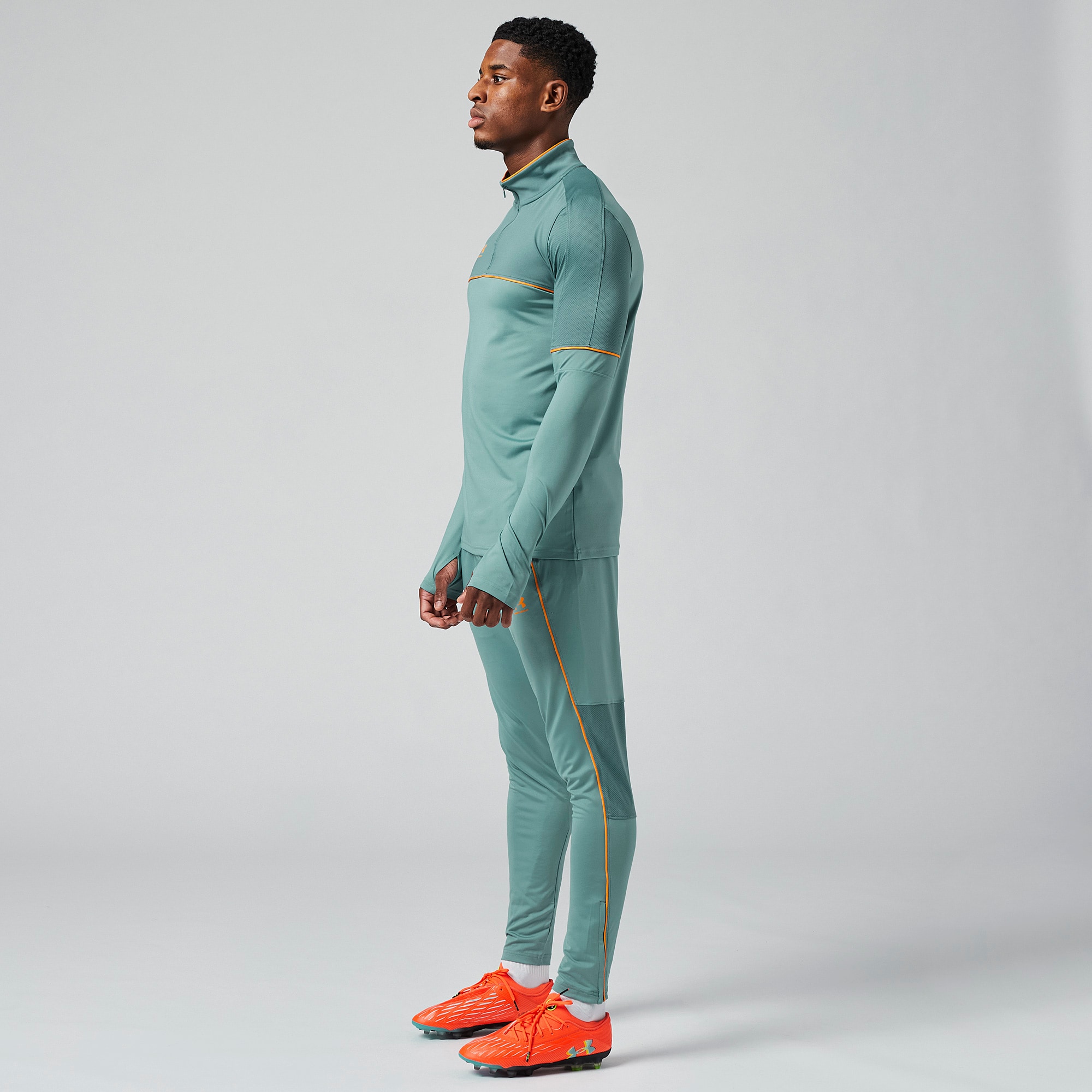 Under Armour Challenger Drill Top - Jasper Blue/Squad Orange