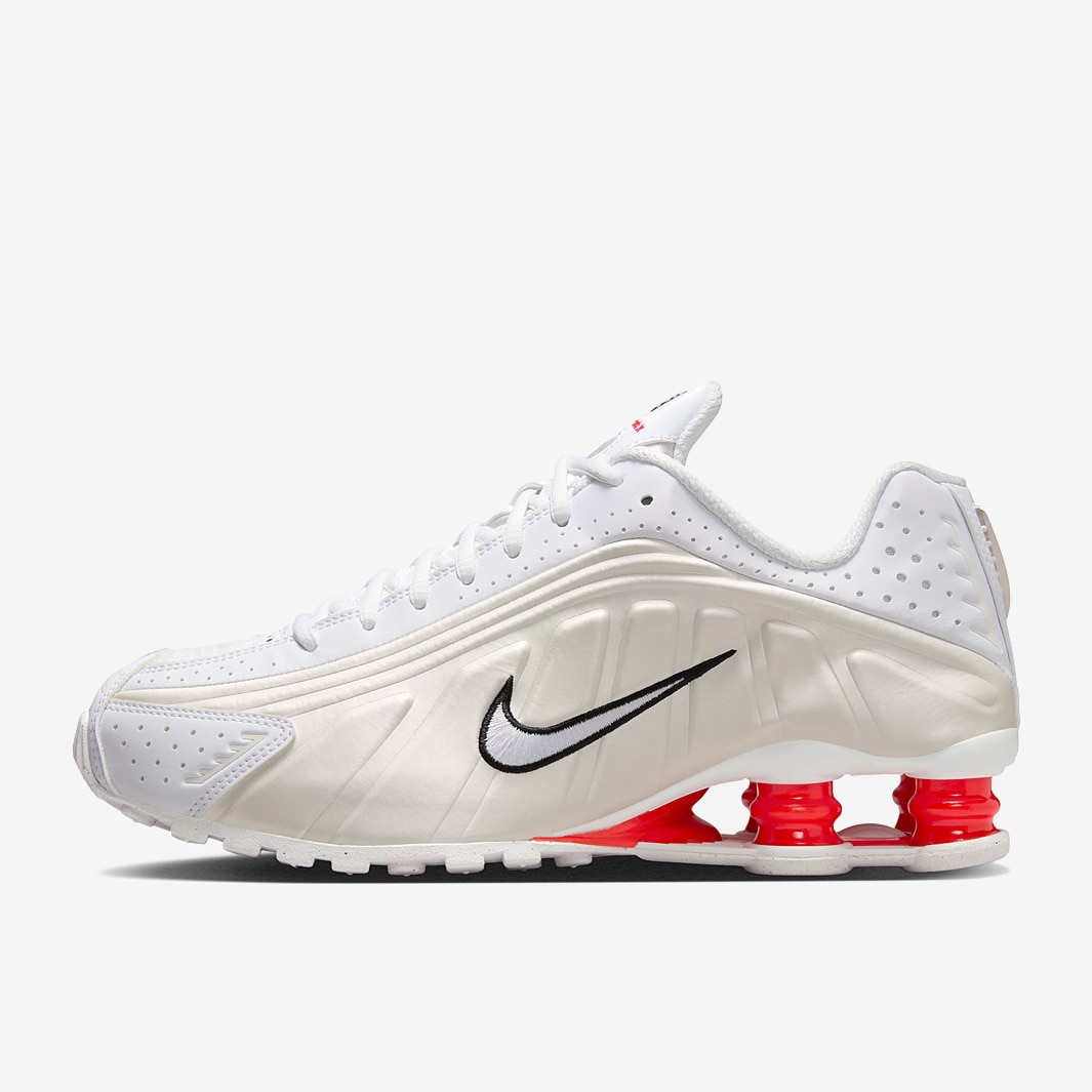 Nike Sportswear Womens Shox R4 - White/Phantom/Picante Red