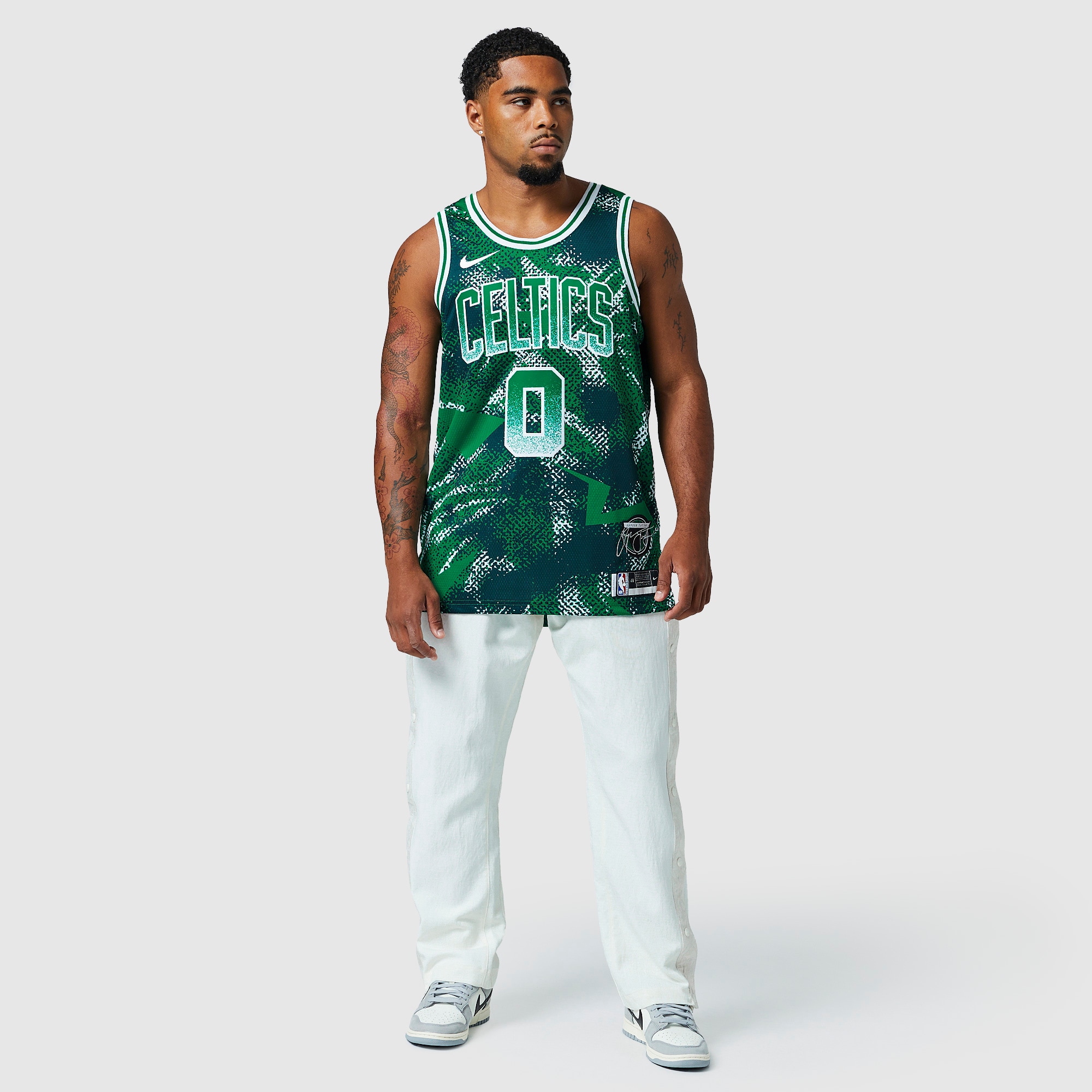 ウェア yo NIKE NBA JAYSON TATUM Youth Jayson Tatum Icon Swingman Nike Jersey w/Amica Patch