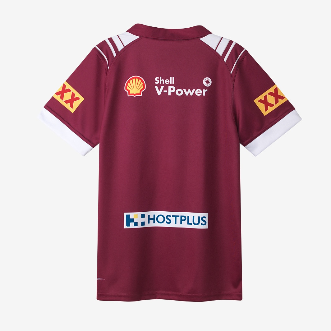 Puma Queensland Maroons 2025 Replica Shirt - Burgundy/Puma White