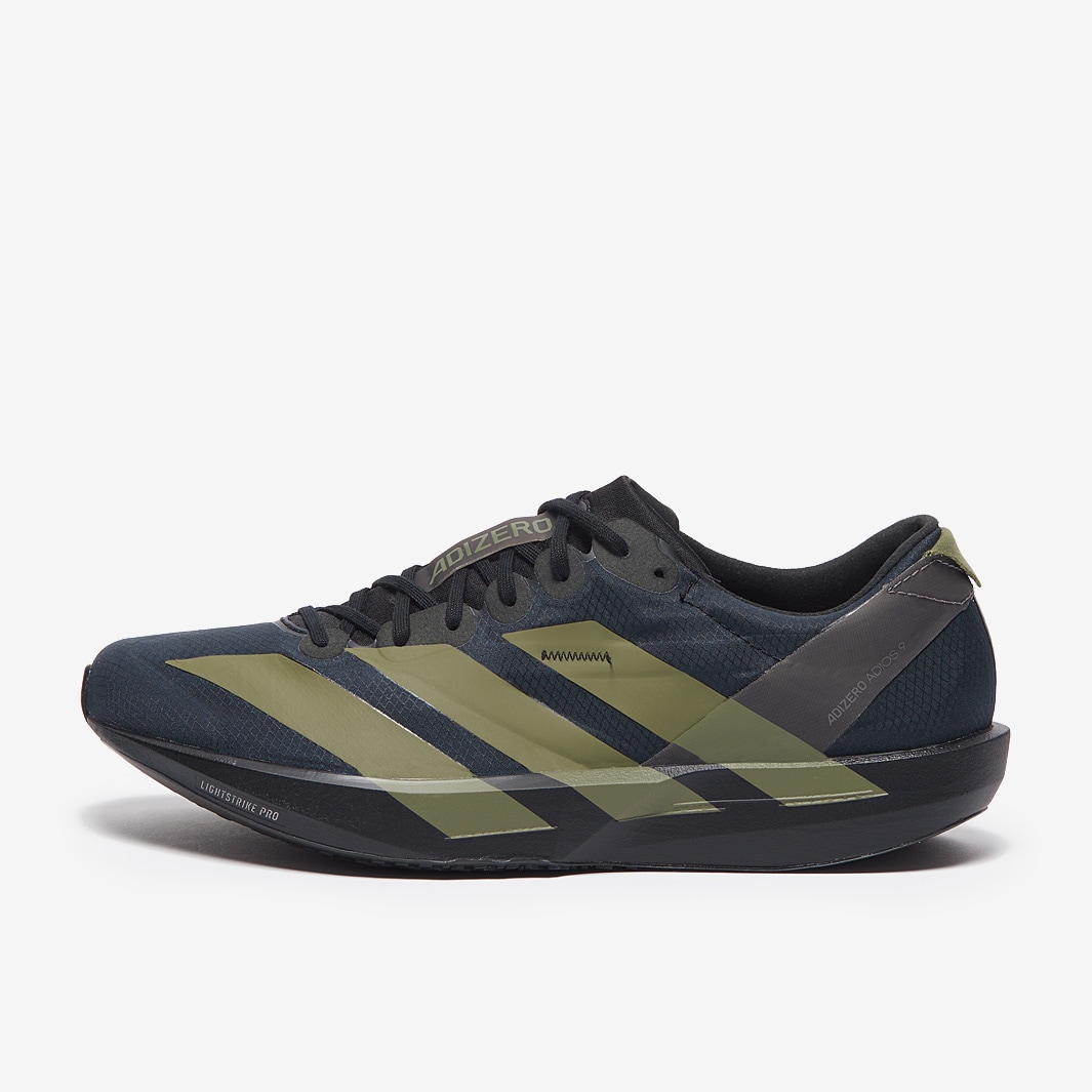 adidas adizero adios Core Black/Focus Olive/Charcoal Mens