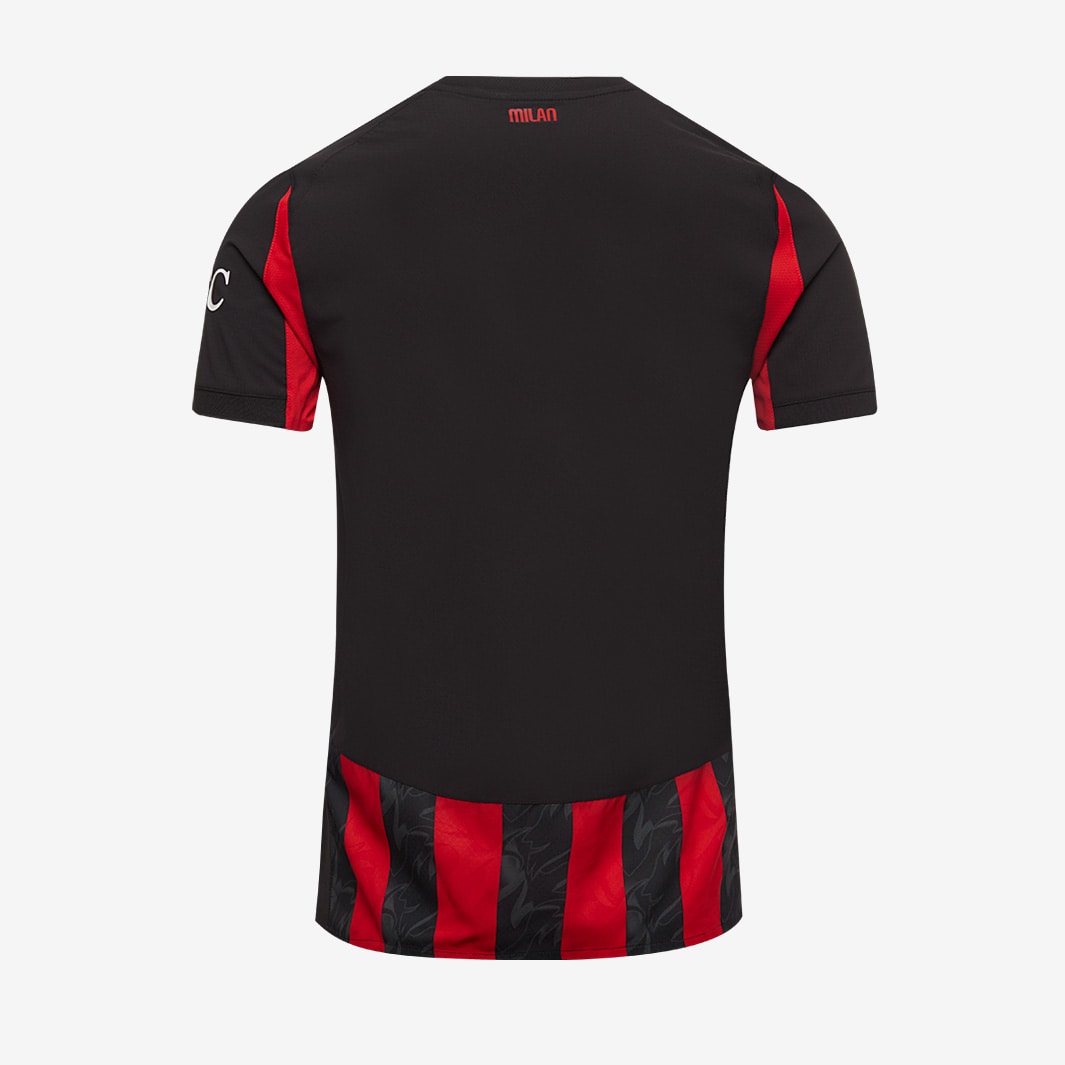 AC Milan Puma サッカーウェア 赤黒 Puma AC Milan Home Jersey Youth 2018/2019 - Black/Red