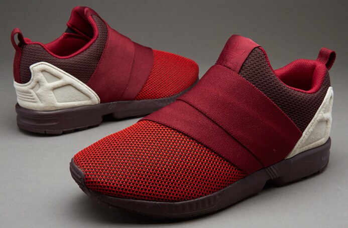 Mens Shoes - adidas Originals Mens ZX Flux Slip On - Red 