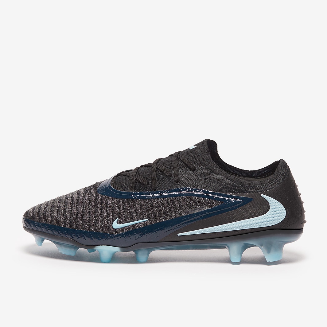 Nike Phantom 6 Elite Low Firm Ground - Black/Black - Adult Cleats |