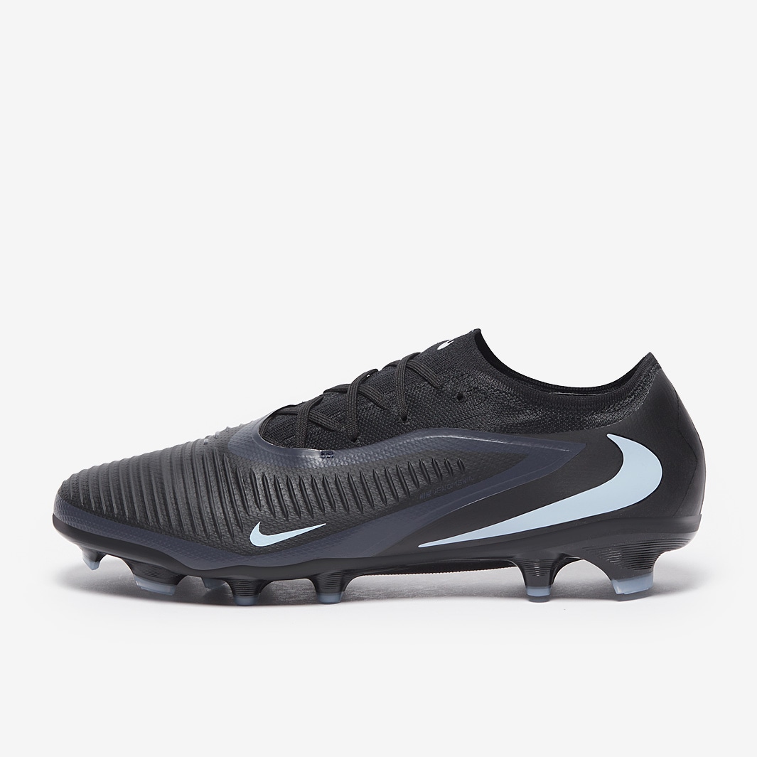 Nike Phantom 6 Pro Low Firm Ground - Black/Black - Adult Cleats |