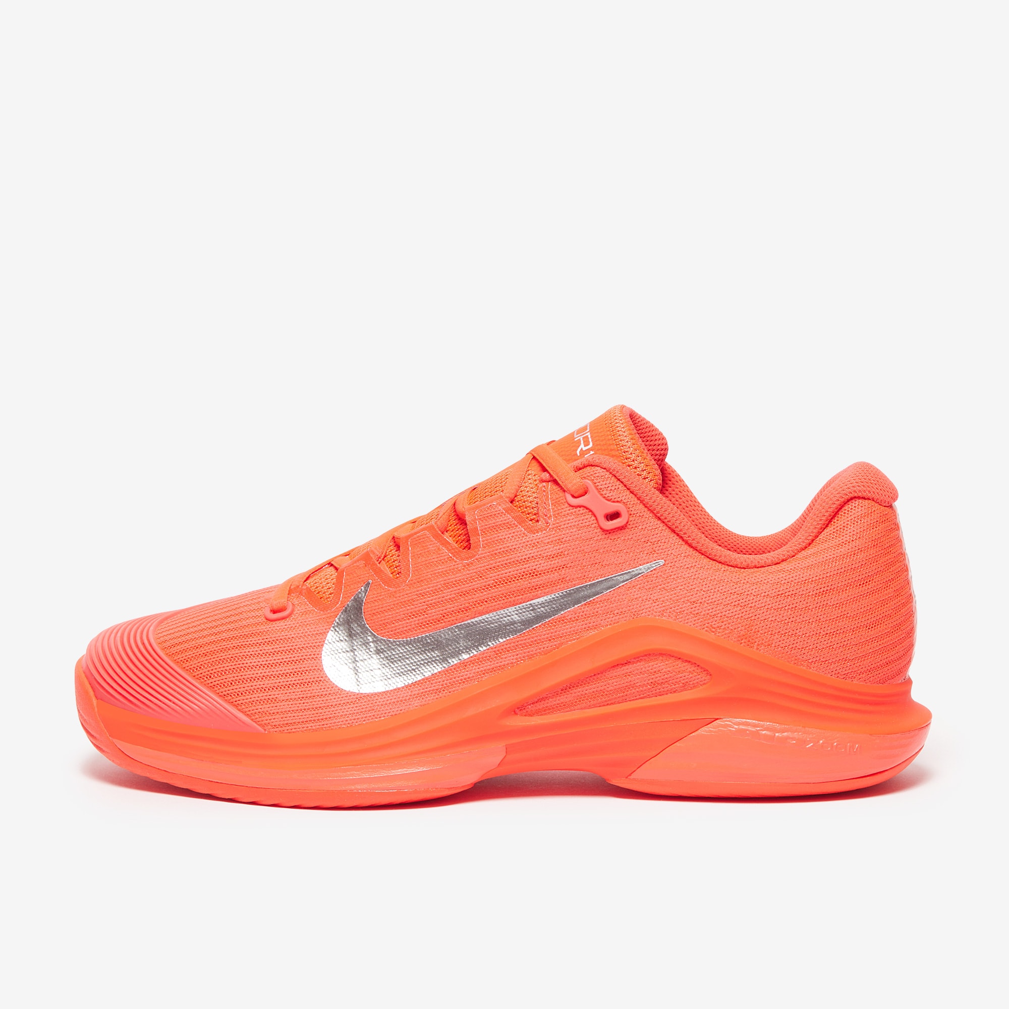 Nike Womens Vapor 12 Tennis Shoes Bright Crimson/Metallic Silver