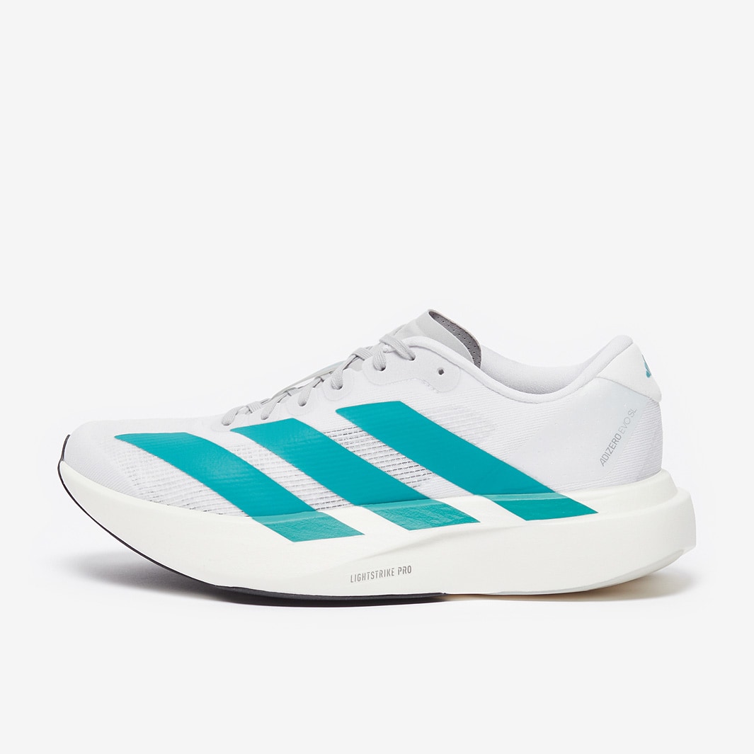 adidas Womens Adizero Evo SL - FTW White/Pure Teal/Grey Two - Mens