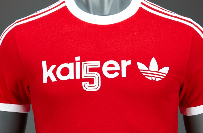Camiseta adidas Originals Kaiser para hombre-Rojo-Blanco | Pro:Direct Soccer