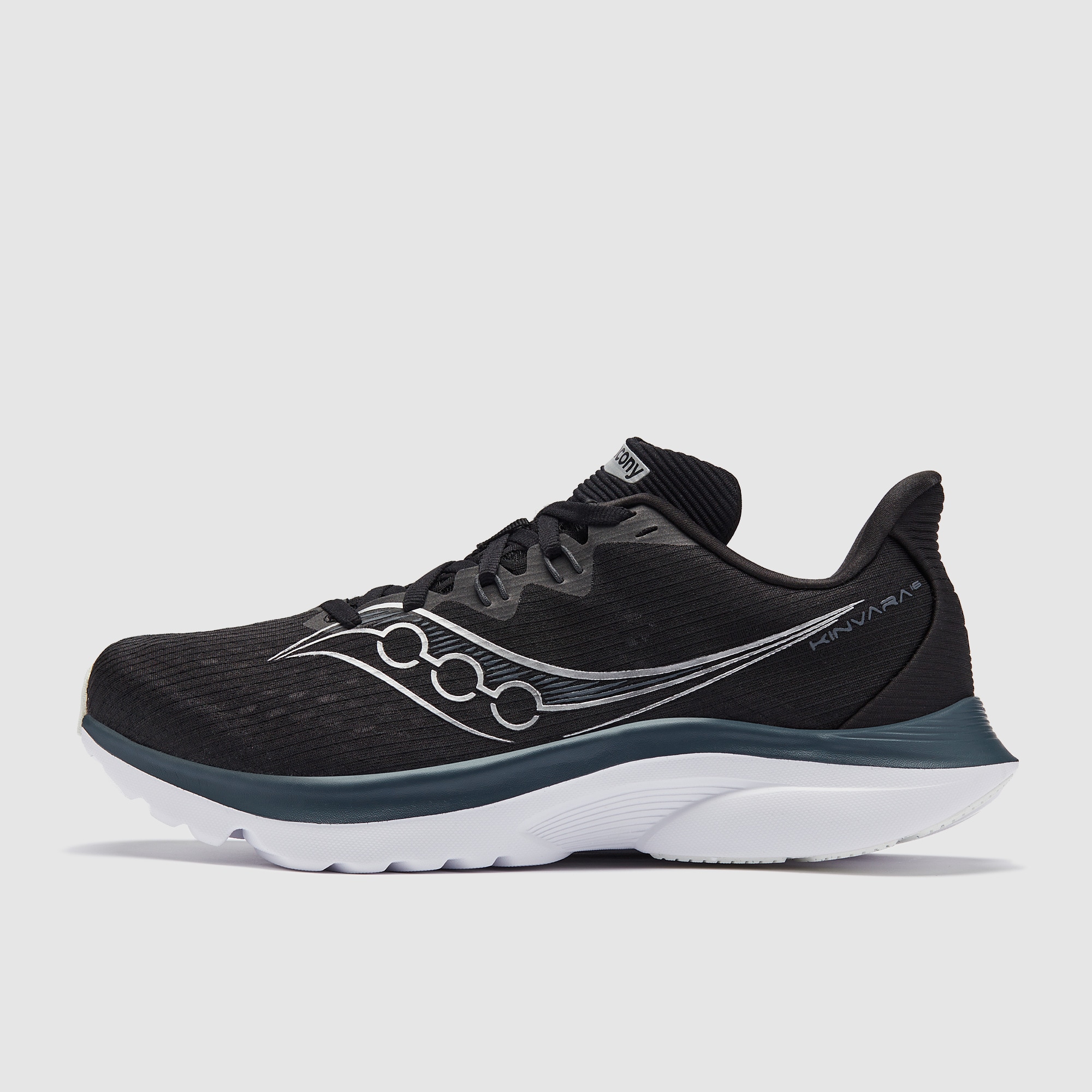Saucony Kinvara 16 Black/White Mens Shoes Pro:Direct Running