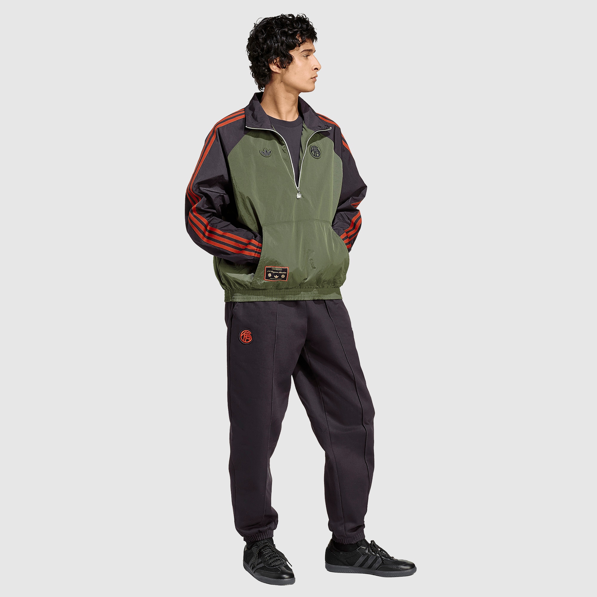 adidas Originals Bayern Munich 25/26 Terrace Icons Half-Zip Jacket