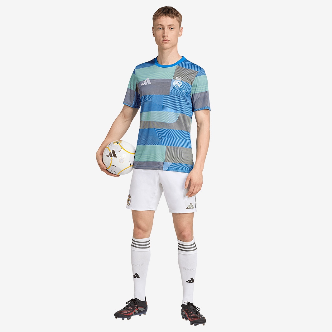 adidas Real Madrid 25/26 Pre-Match Jersey - Bluebird - Mens
