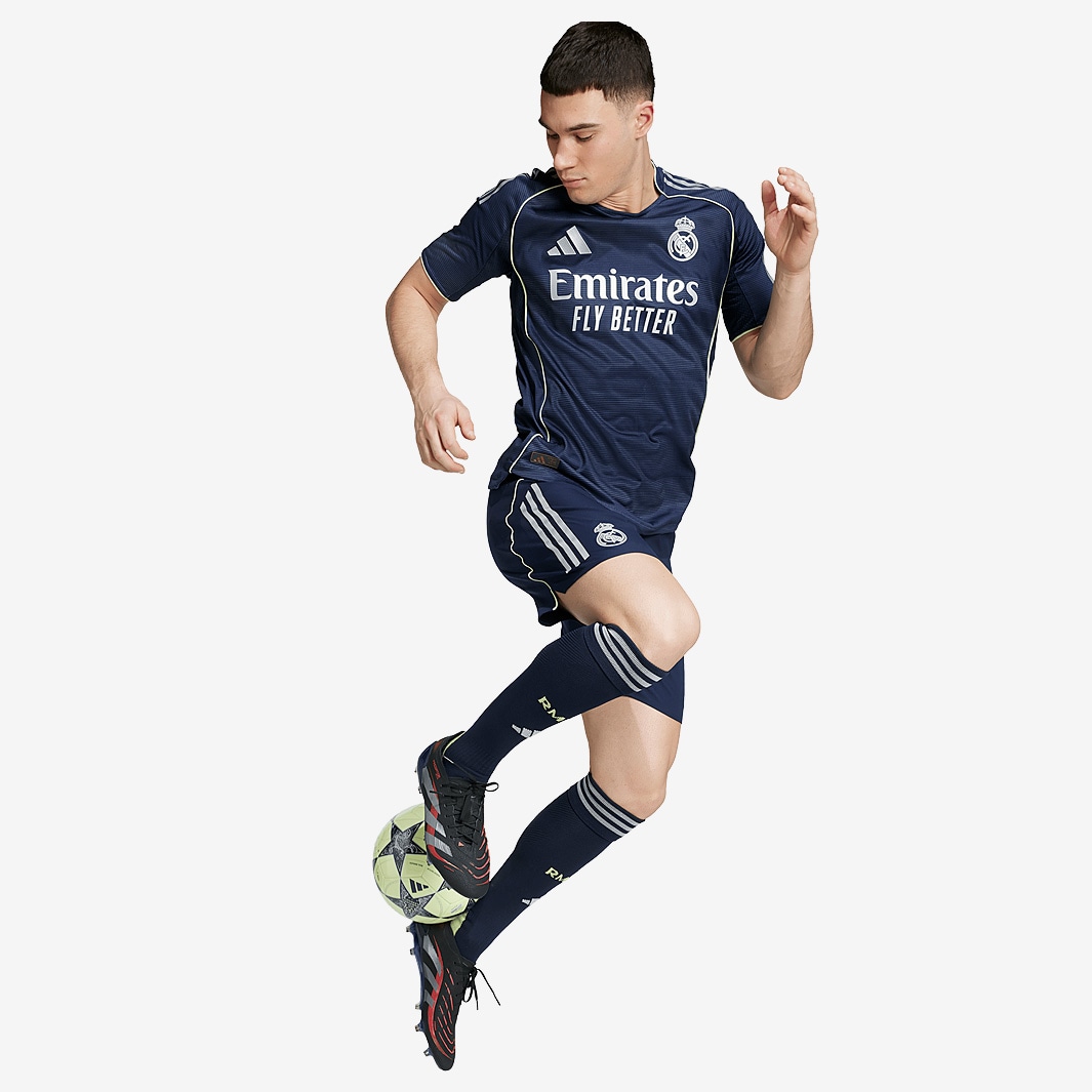 adidas Real Madrid 25/26 Authentic Away Jersey - Legend Ink - Mens