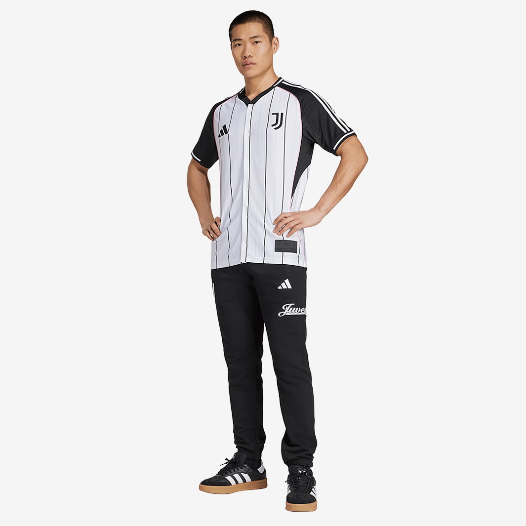 adidas Juventus Baseball Jersey - White - Mens Replica |