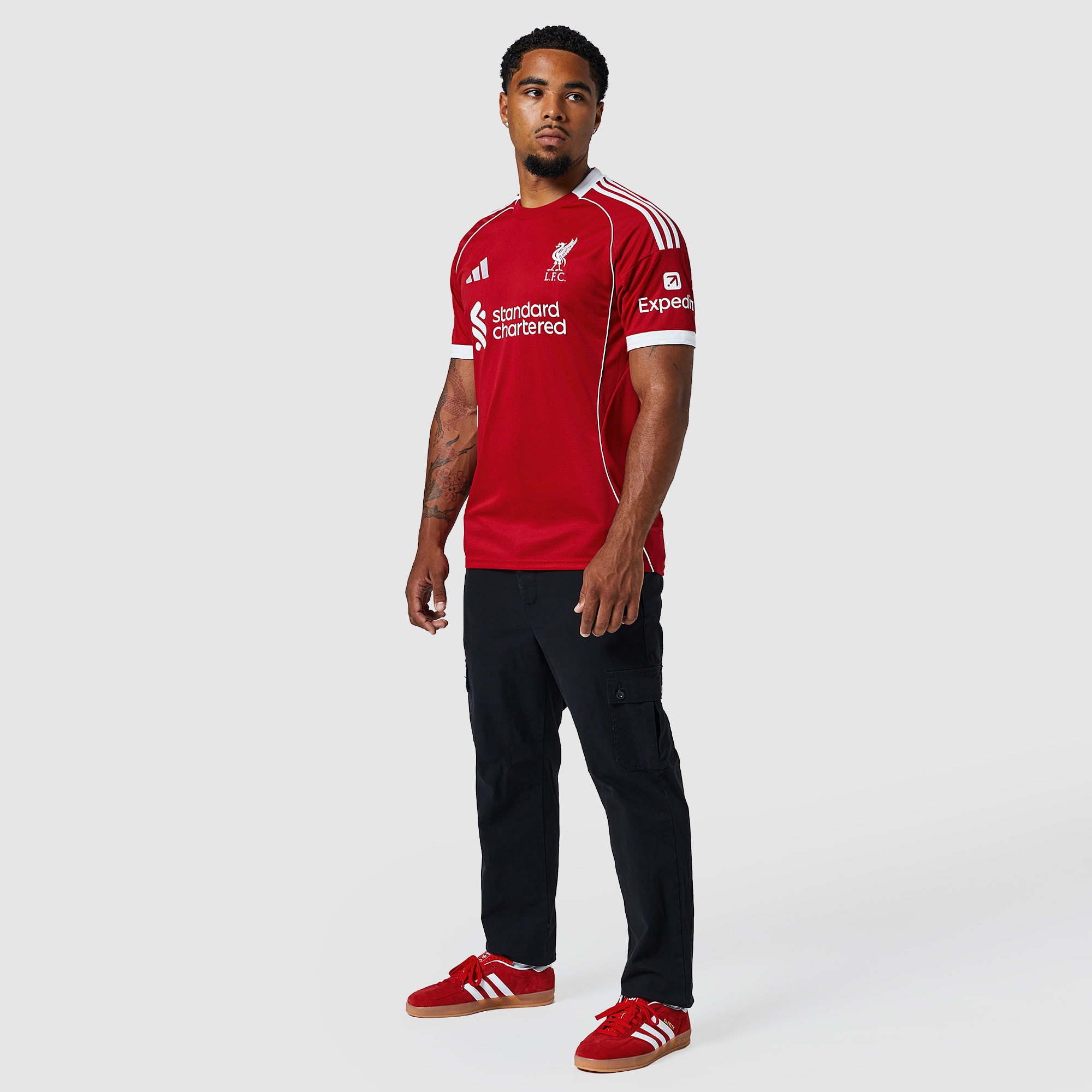 Liverpool FC adidas レッドシャツ Lサイズ adidas Ekitike Men's Liverpool Home Jersey 25/26 w/ NRFR +