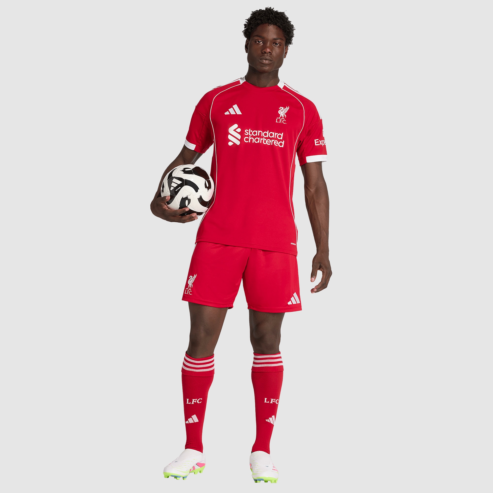 adidas Liverpool FC ピステ Mサイズ adidas Liverpool 25/26 Home Shorts - Strawberry Red - Mens Replica |