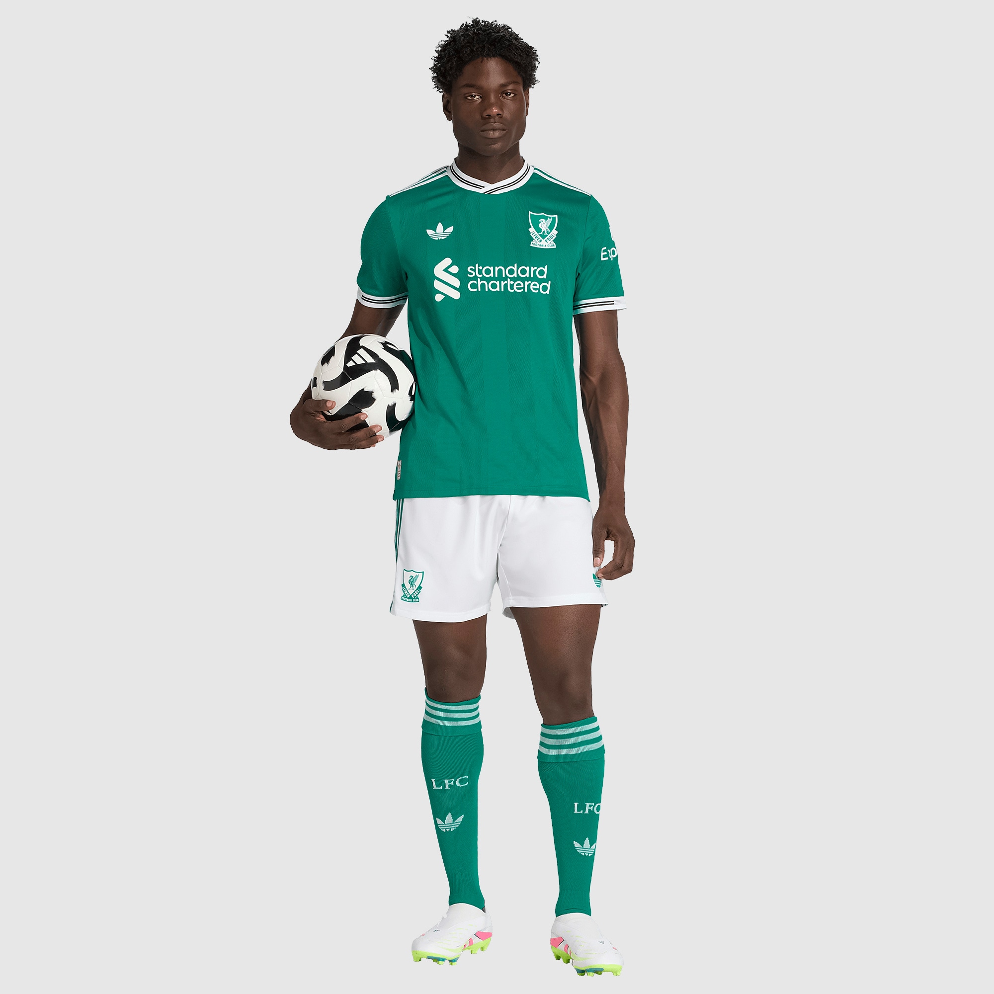 Liverpool adidas シャツ ターコイズ　緑　サード adidas Originals Liverpool 25/26 Authentic Third Shirt - Sea