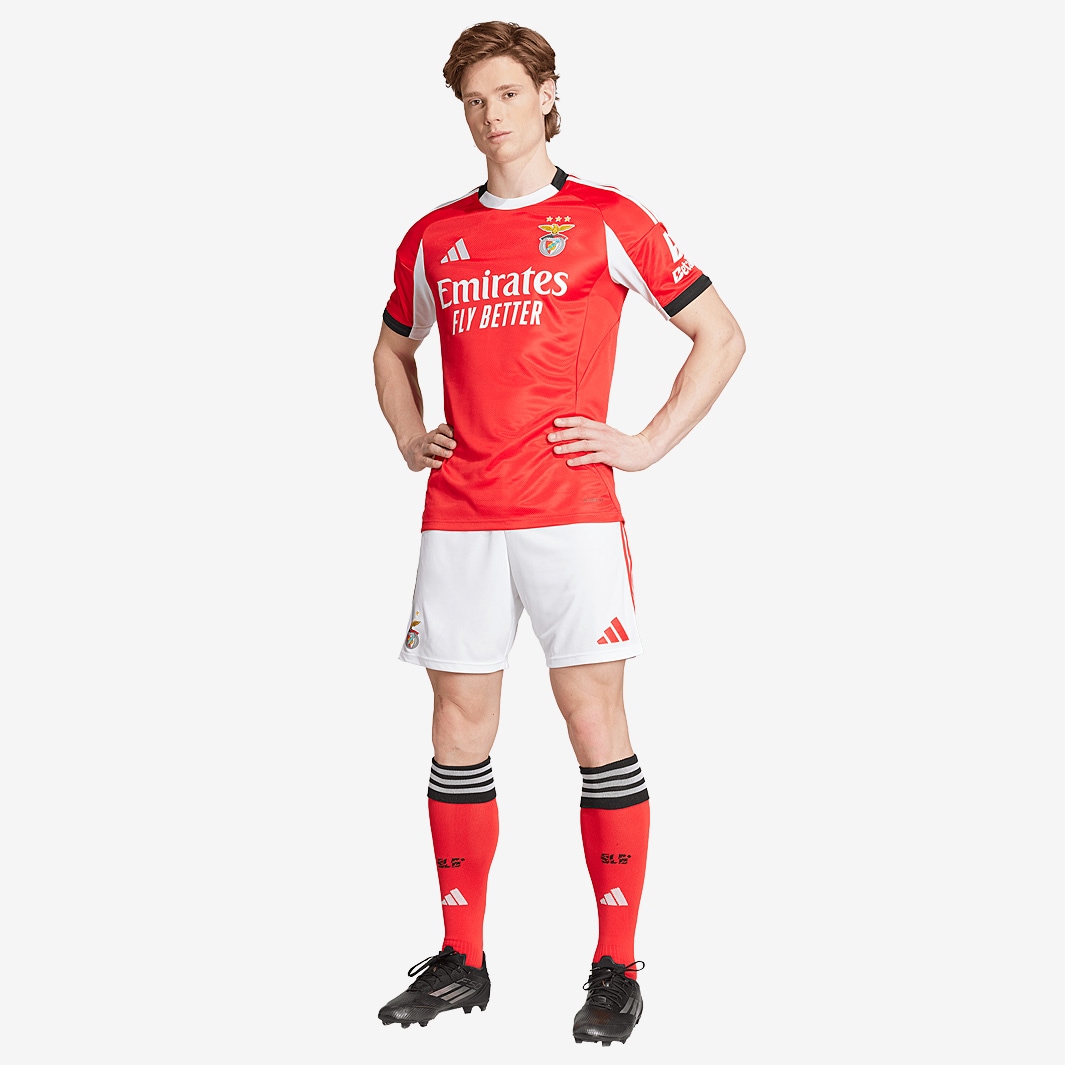adidas Benfica 25/26 Home Jersey - Benfica Red - Mens Replica |