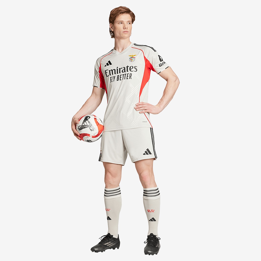 人気デザイナー adidas Benfica 25/26 Away Jersey - Wonder Alumina - Mens ウェア