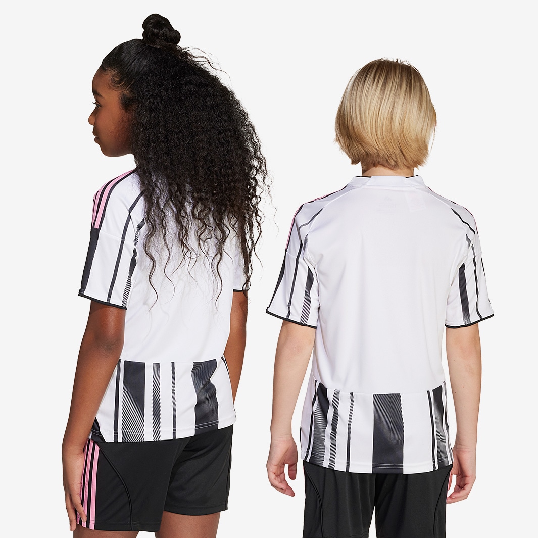 adidas Juventus 25/26 Kids Home Jersey - White/Black - Boys Replica |