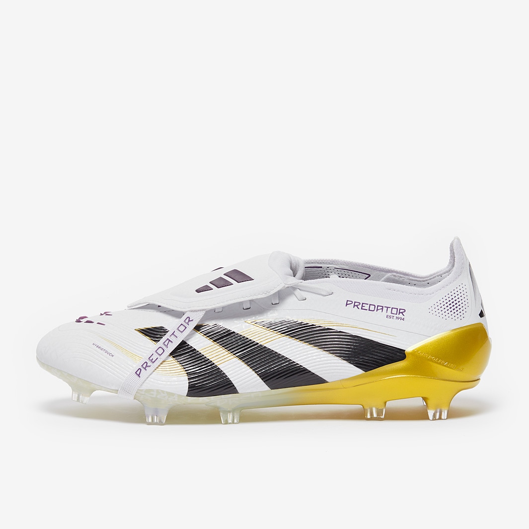 adidas Predator Eliteホワイト/ブラック/ゴールド adidas Predator Elite FG Generation Pred 2.0 - Footwear