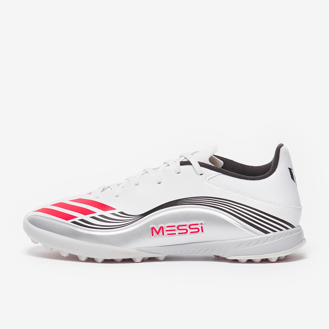 adidas F50 Messi Elite FG Soccer Cleats (Silver Metallic