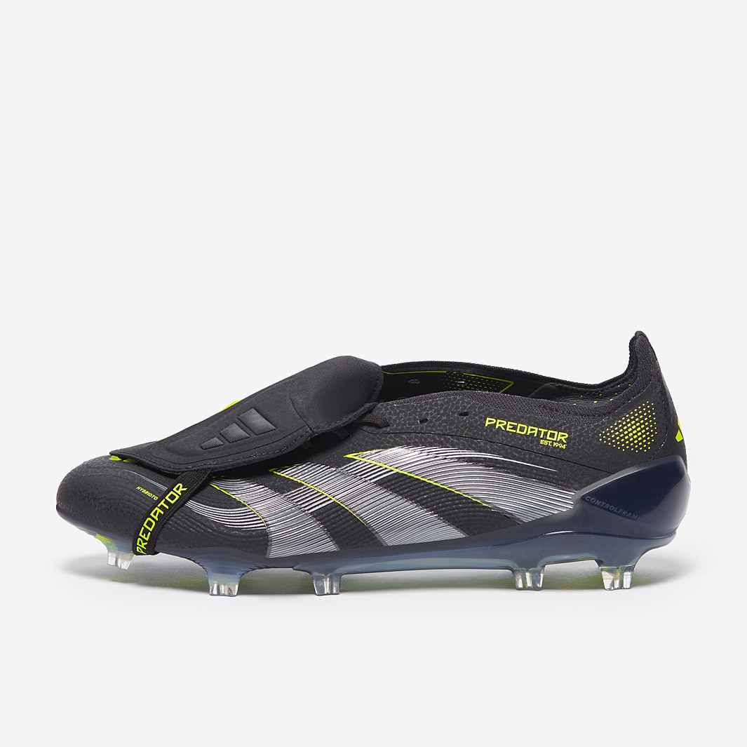 adidas Predator Elite Tongue Firm Ground - Core Black/Carbon/Lucid