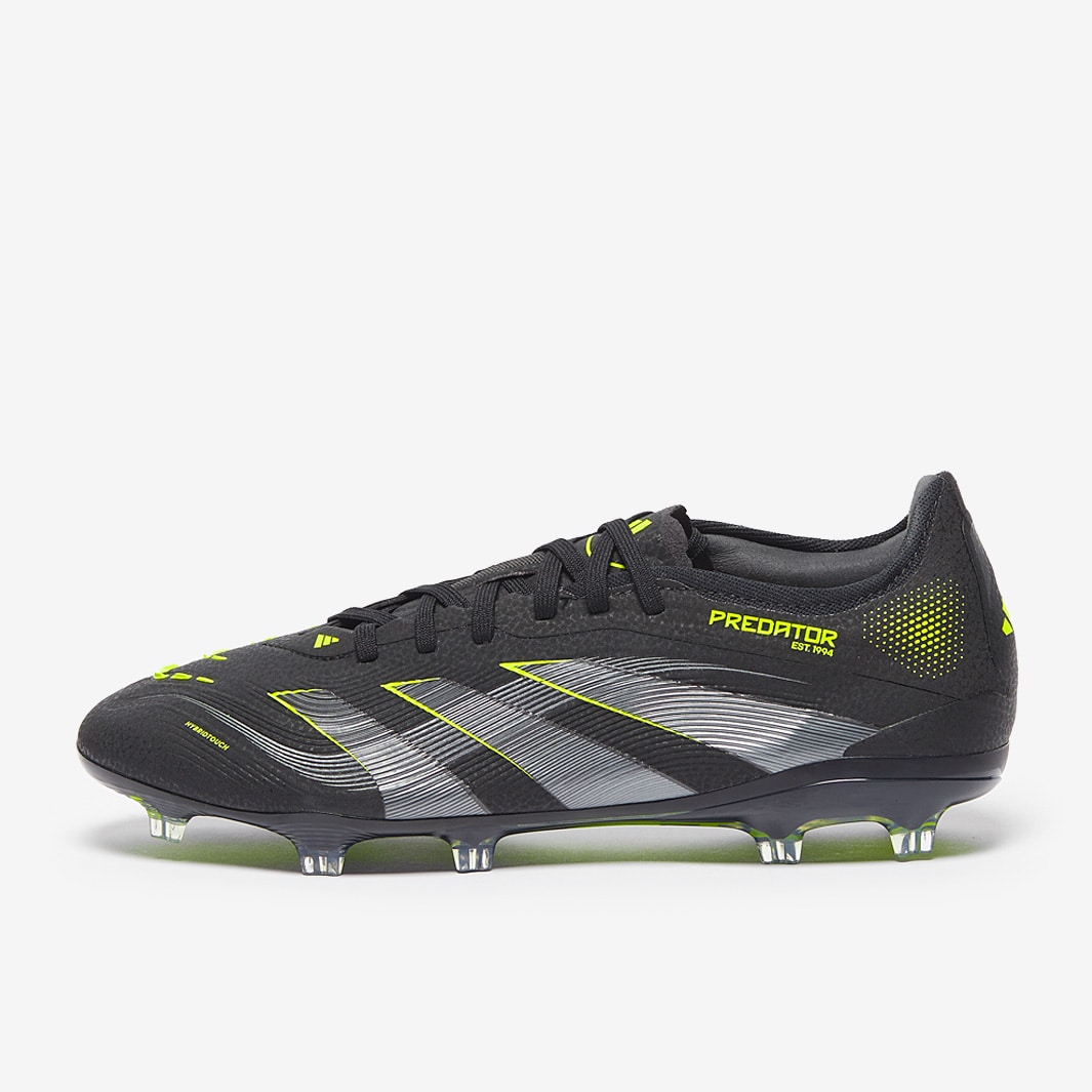 adidas Predator Pro Firm Ground Core Black/Carbon/Lucid Lemon