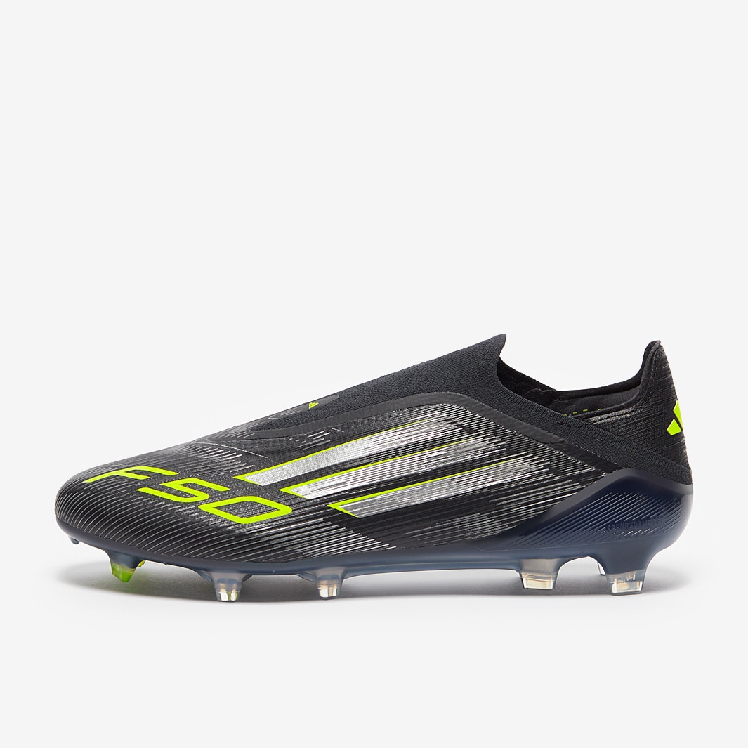 adidas F50 Elite Laceless Firm Ground - Core Black/Iron Met./Lucid