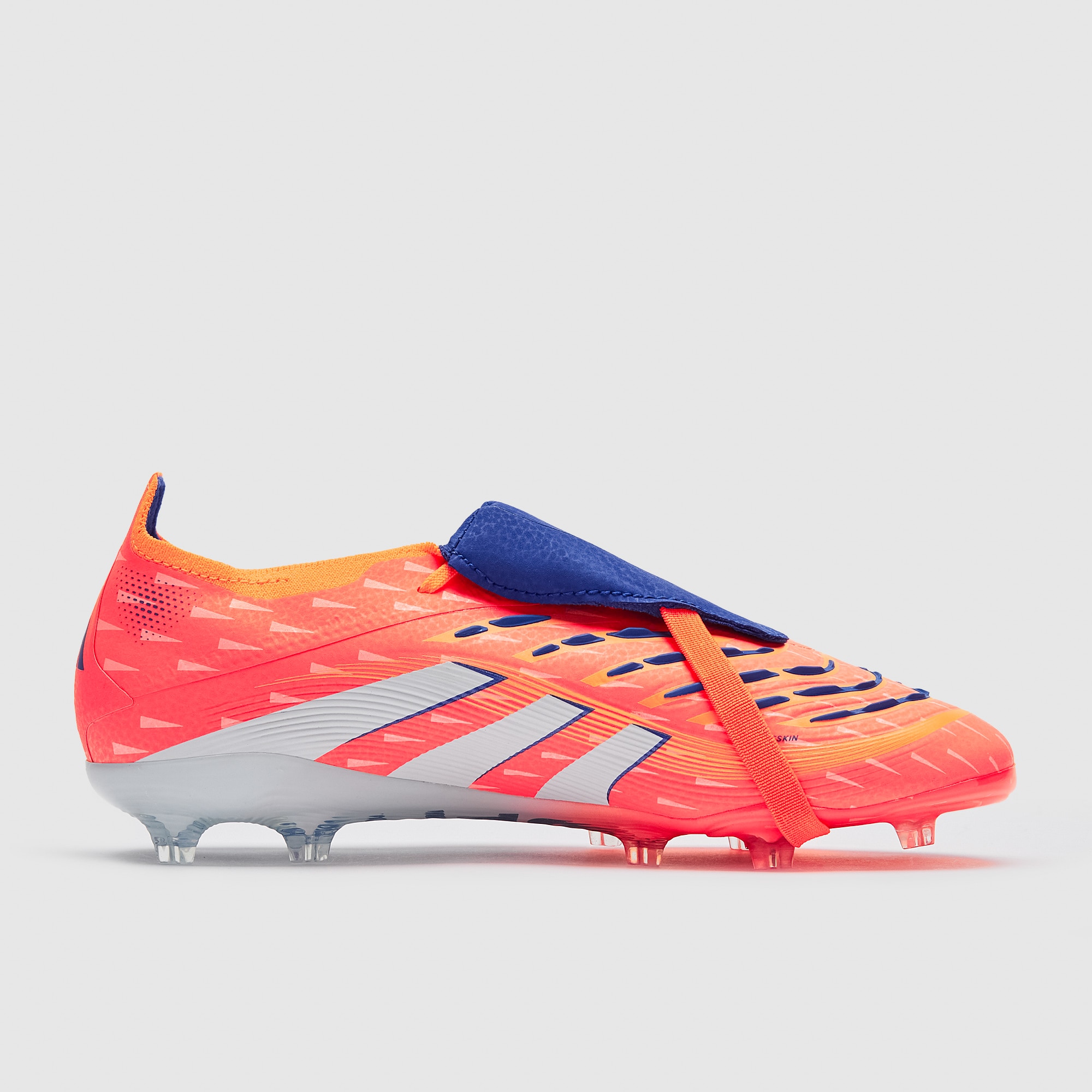 adidas Kids Predator Elite Tongue Firm Ground - Signal Coral/Ftwr