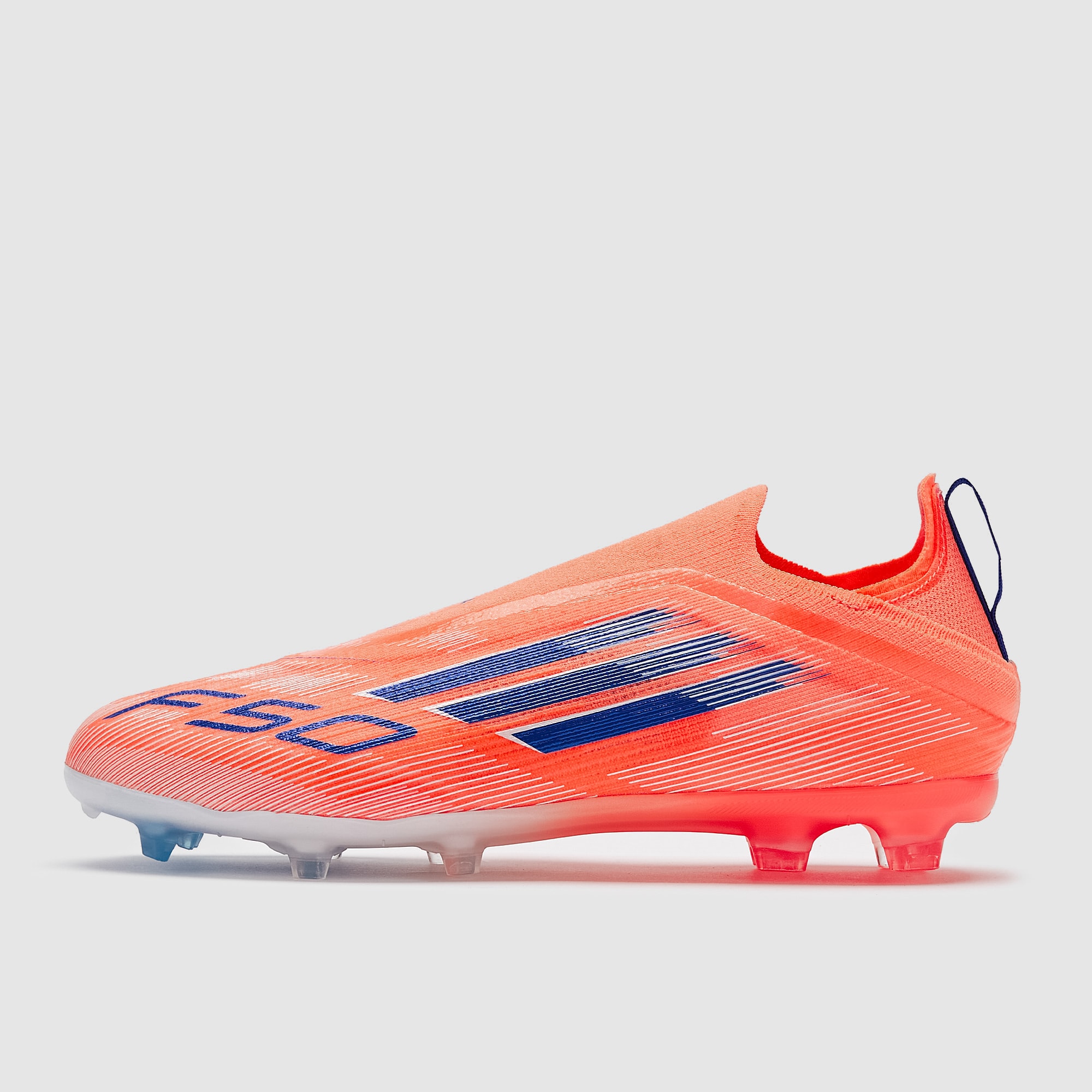 adidas Kids F50 Elite Laceless Firm Ground - Beam Orange/Lucid