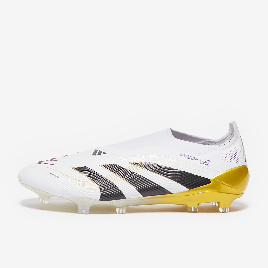 シューズ adidas Predator Elite Laceless FG adidas Predator Elite Laceless Firm Ground - White/Core