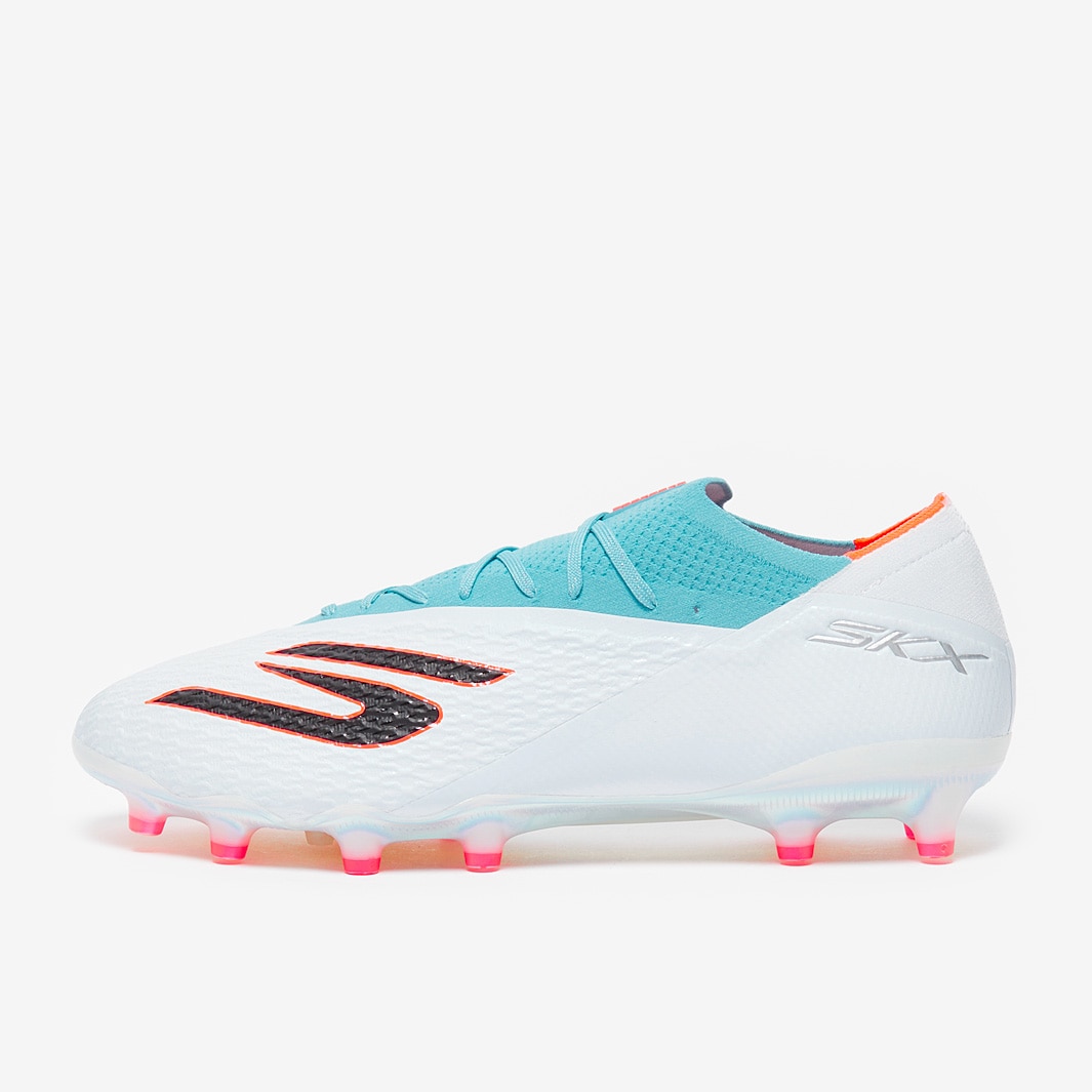 Skechers SKX 2 Elite AG - White/Teal/Coral | Pro:Direct Soccer